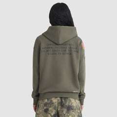 Carolina Panthers Women's 2025 Salute to Service Sideline Standard Issue Dri-FIT Hoodie - Olive - Nike