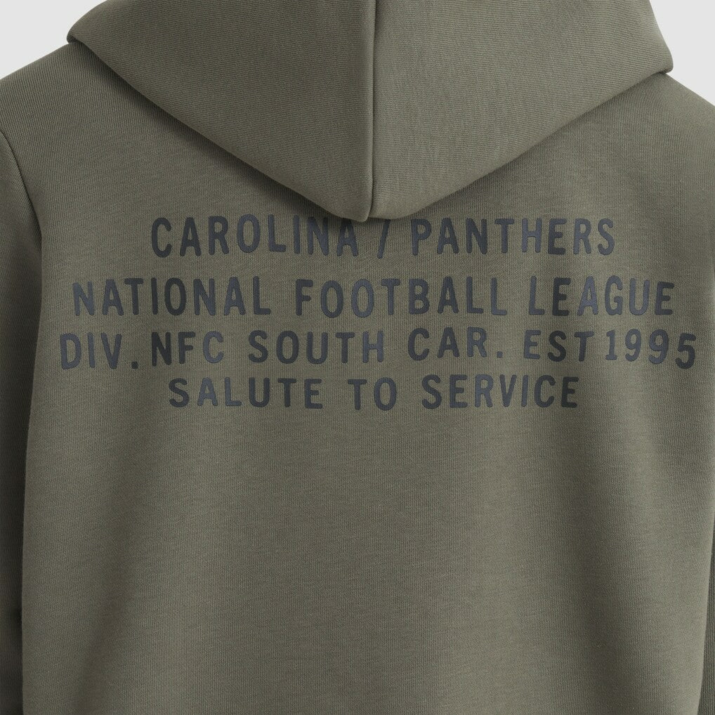 Carolina Panthers Women's 2025 Salute to Service Sideline Standard Issue Dri-FIT Hoodie - Olive - Nike