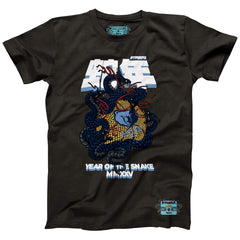Memphis Grizzlies NBALab x Hyperfly Unisex Year of the Snake Lunar New Year Collection T-Shirt Heather Black