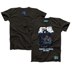 Minnesota Timberwolves NBALab x Hyperfly Unisex Year of the Snake Lunar New Year Collection T-Shirt Heather Black