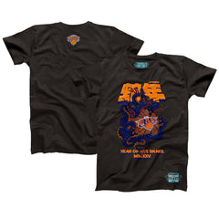 New York Knicks NBALab x Hyperfly Unisex Year of the Snake Lunar New Year Collection T-Shirt Heather Black