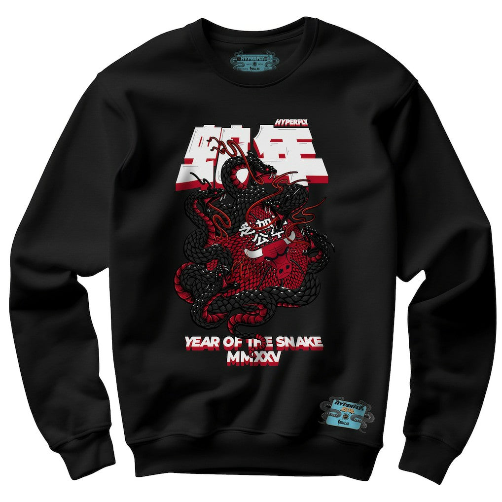 Chicago Bulls NBALab x Hyperfly Unisex Year of the Snake Lunar New Year Collection Sweatshirt Black