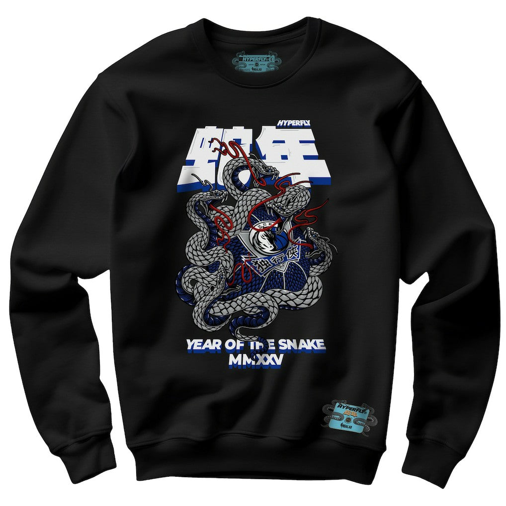 Dallas Mavericks NBALab x Hyperfly Unisex Year of the Snake Lunar New Year Collection Sweatshirt Black