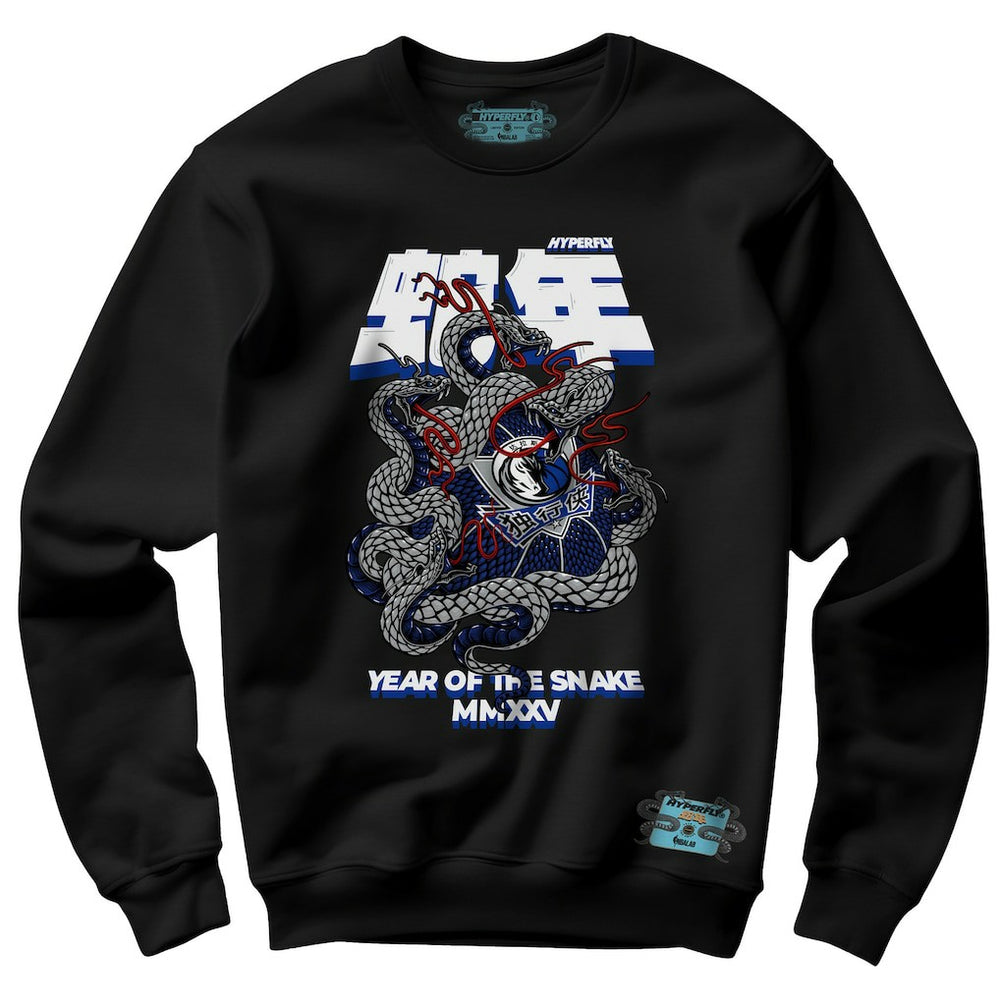 Dallas Mavericks NBALab x Hyperfly Unisex Year of the Snake Lunar New Year Collection Sweatshirt Black