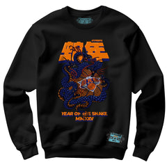 New York Knicks NBALab x Hyperfly Unisex Year of the Snake Lunar New Year Collection Sweatshirt Black