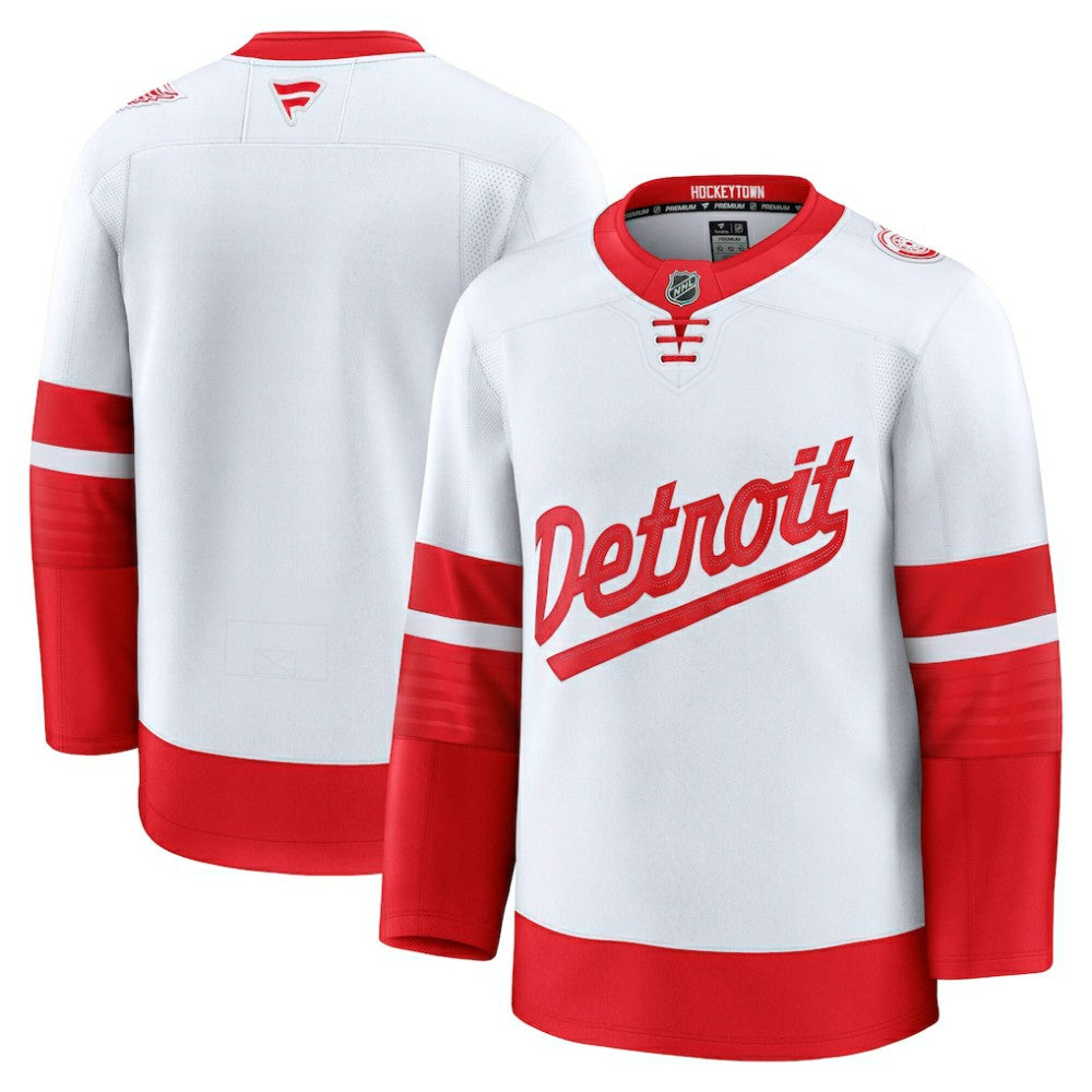 Detroit Red Wings Fanatics 2025 NHL Stadium Series Premium Jersey - White | Fanatics Clearance