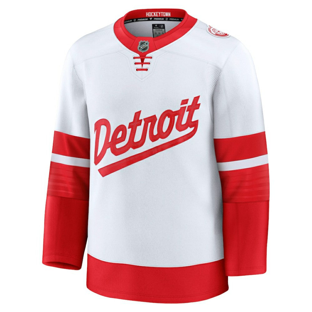 Detroit Red Wings Fanatics 2025 NHL Stadium Series Premium Jersey - White | Fanatics Clearance