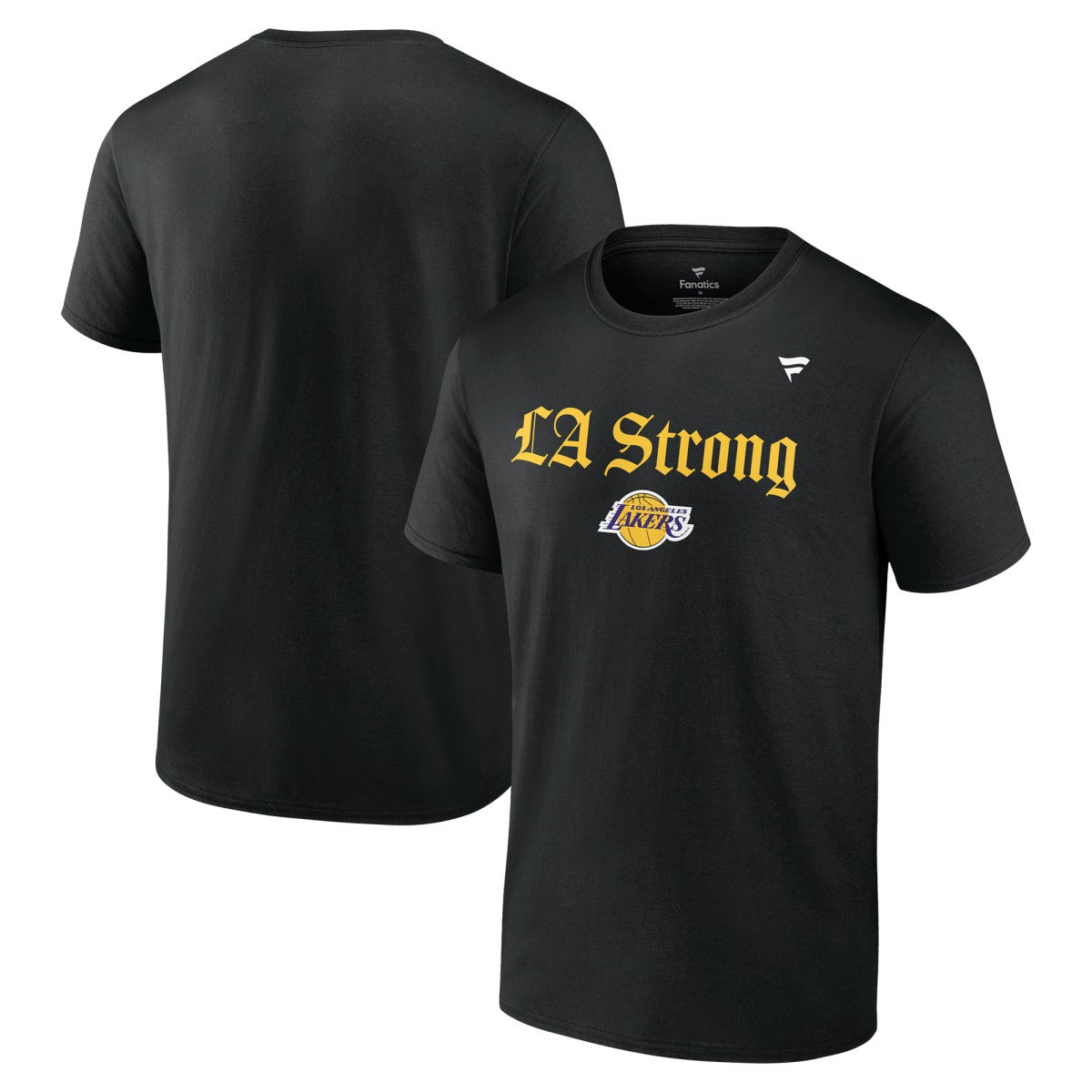 Fanatics Los Angeles Lakers Unisex LA Strong T-Shirt Black