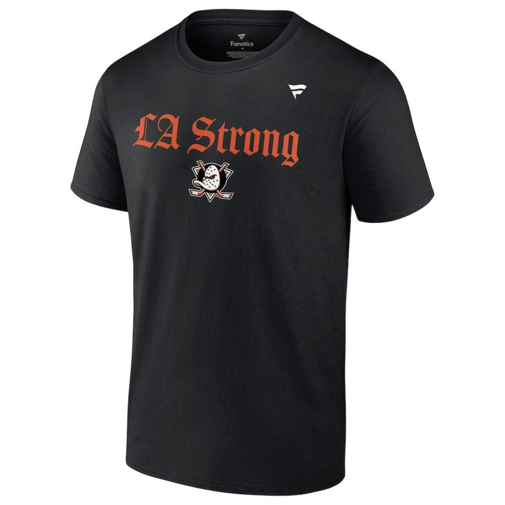 Anaheim Ducks Fanatics Unisex LA Strong T-Shirt - Black | Fanatics on sale