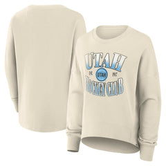 Utah Hockey Club Fanatics Women's Oversized Slice Pullover Sweatshirt - Cream | Fanatics near me