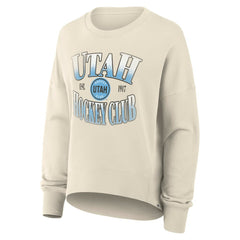 Utah Hockey Club Fanatics Women's Oversized Slice Pullover Sweatshirt - Cream | Fanatics near me