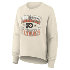 Philadelphia Flyers Fanatics Women's Oversized Slice Pullover Sweatshirt - Cream | Fanatics online