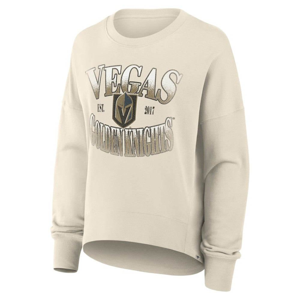 Vegas Golden Knights Fanatics Women's Oversized Slice Pullover Sweatshirt - Cream | Fanatics discount