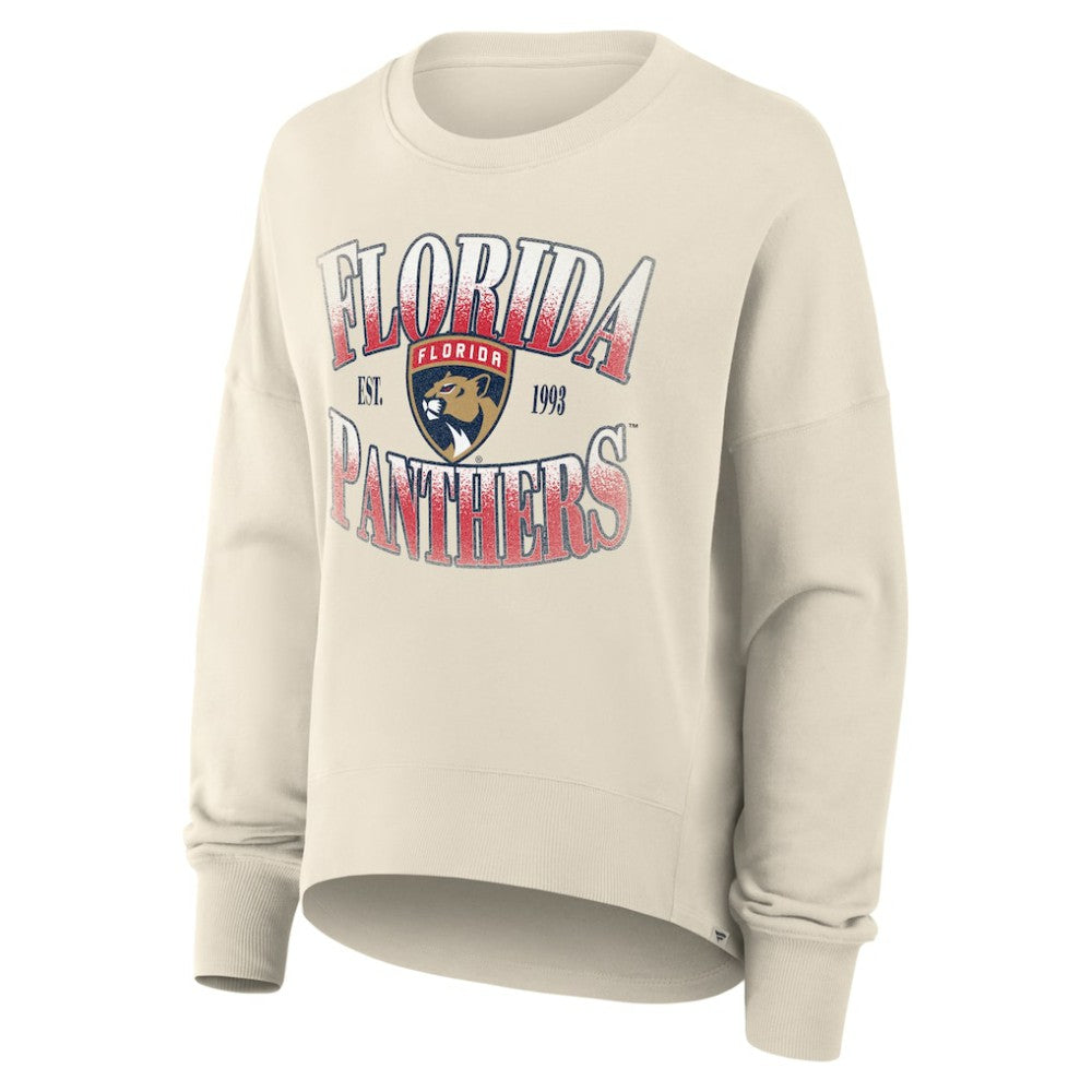 Florida Panthers Fanatics Women's Oversized Slice Pullover Sweatshirt - Cream | Fanatics online
