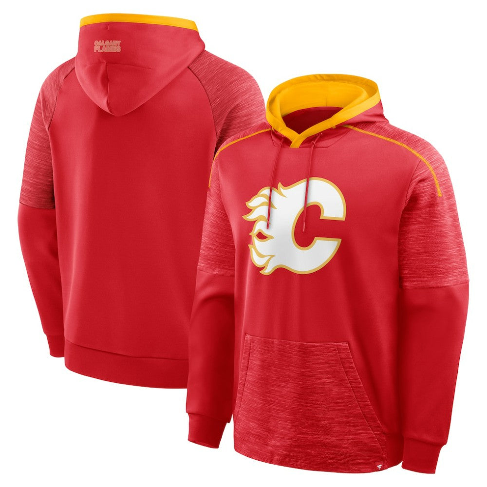 Calgary Flames Fanatics Goaltender Defender Pullover Hoodie - Red | Fanatics on sale