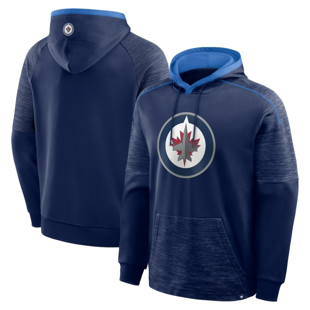 Winnipeg Jets Fanatics Goaltender Defender Pullover Hoodie - Navy | Fanatics online