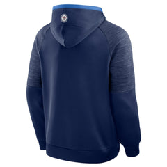 Winnipeg Jets Fanatics Goaltender Defender Pullover Hoodie - Navy | Fanatics online
