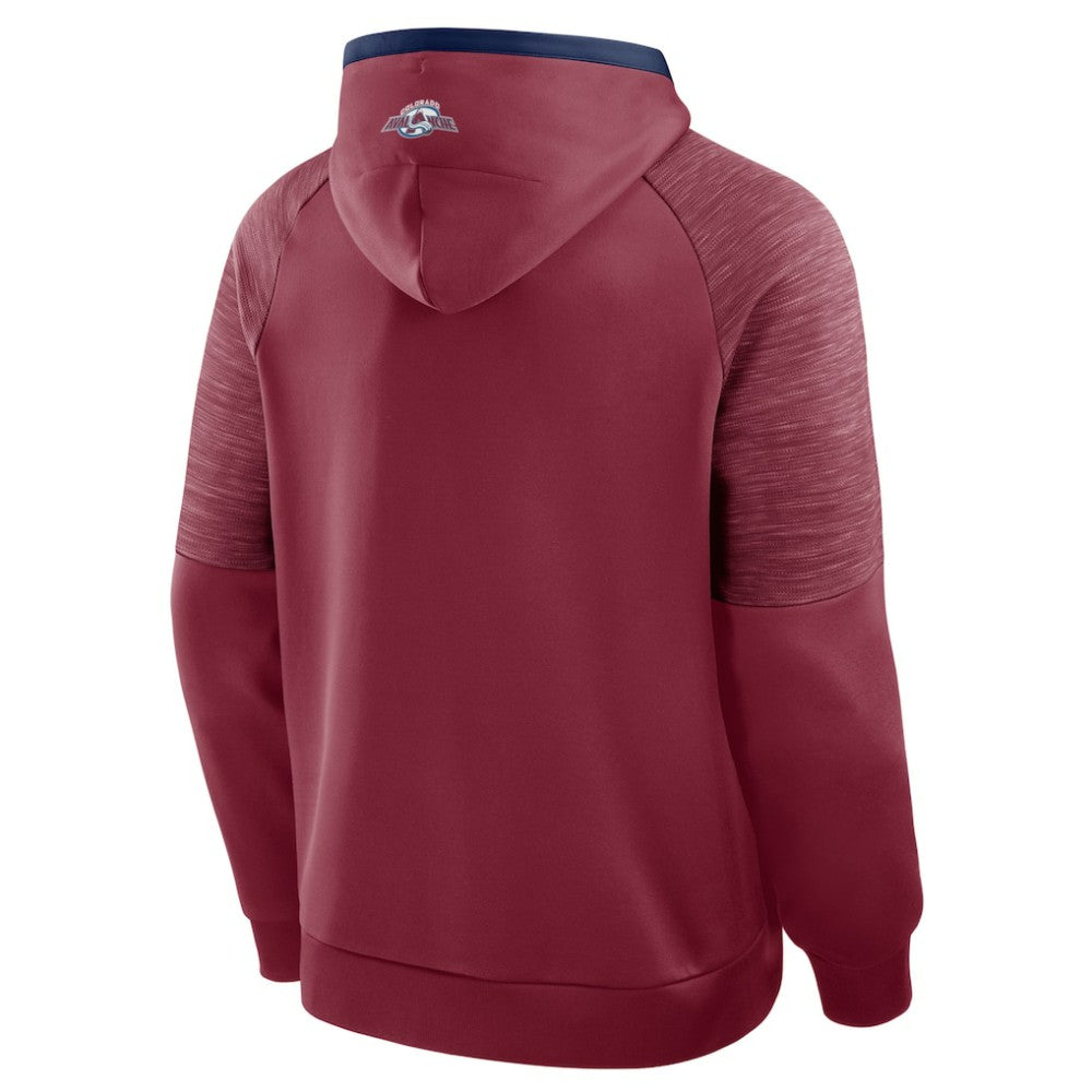 Colorado Avalanche Fanatics Goaltender Defender Pullover Hoodie - Burgundy | Fanatics on sale