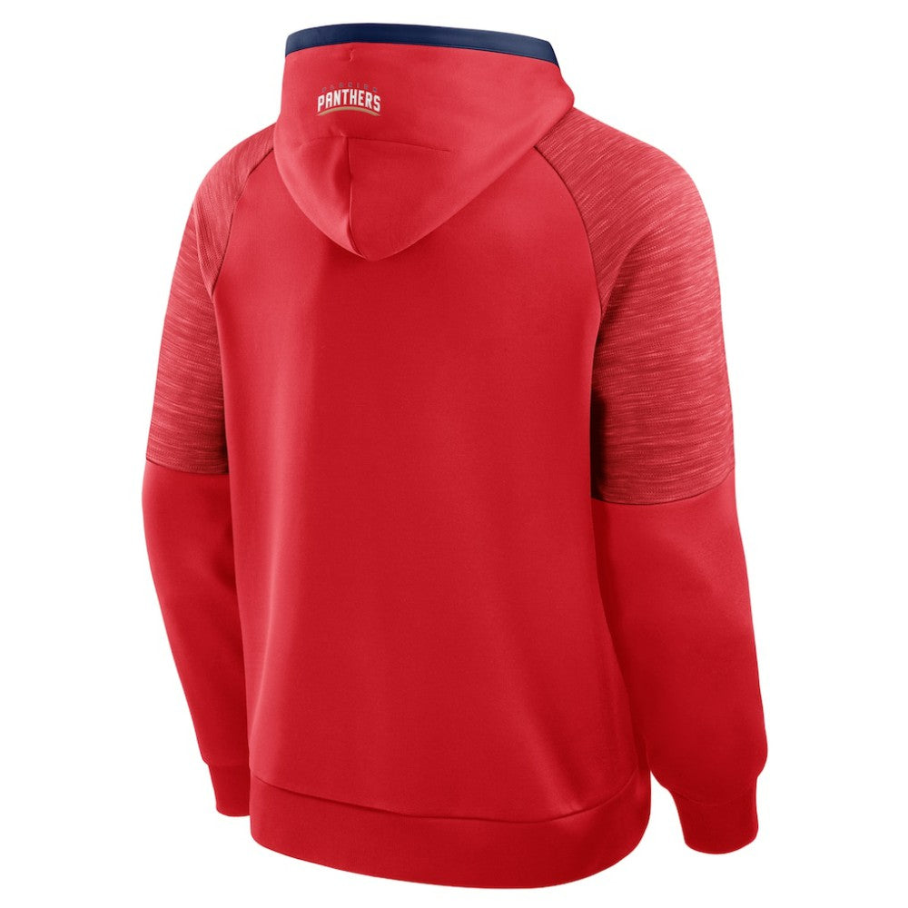 Florida Panthers Fanatics Goaltender Defender Pullover Hoodie - Red | Fanatics Lifestyle
