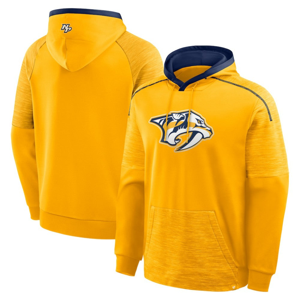 Nashville Predators Fanatics Goaltender Defender Pullover Hoodie - Gold | Fanatics sale