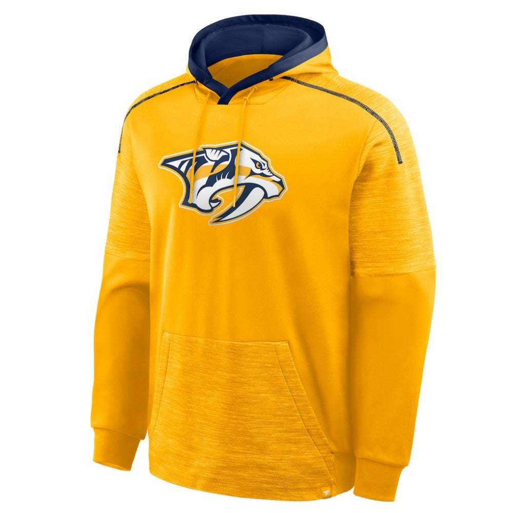 Nashville Predators Fanatics Goaltender Defender Pullover Hoodie - Gold | Fanatics sale