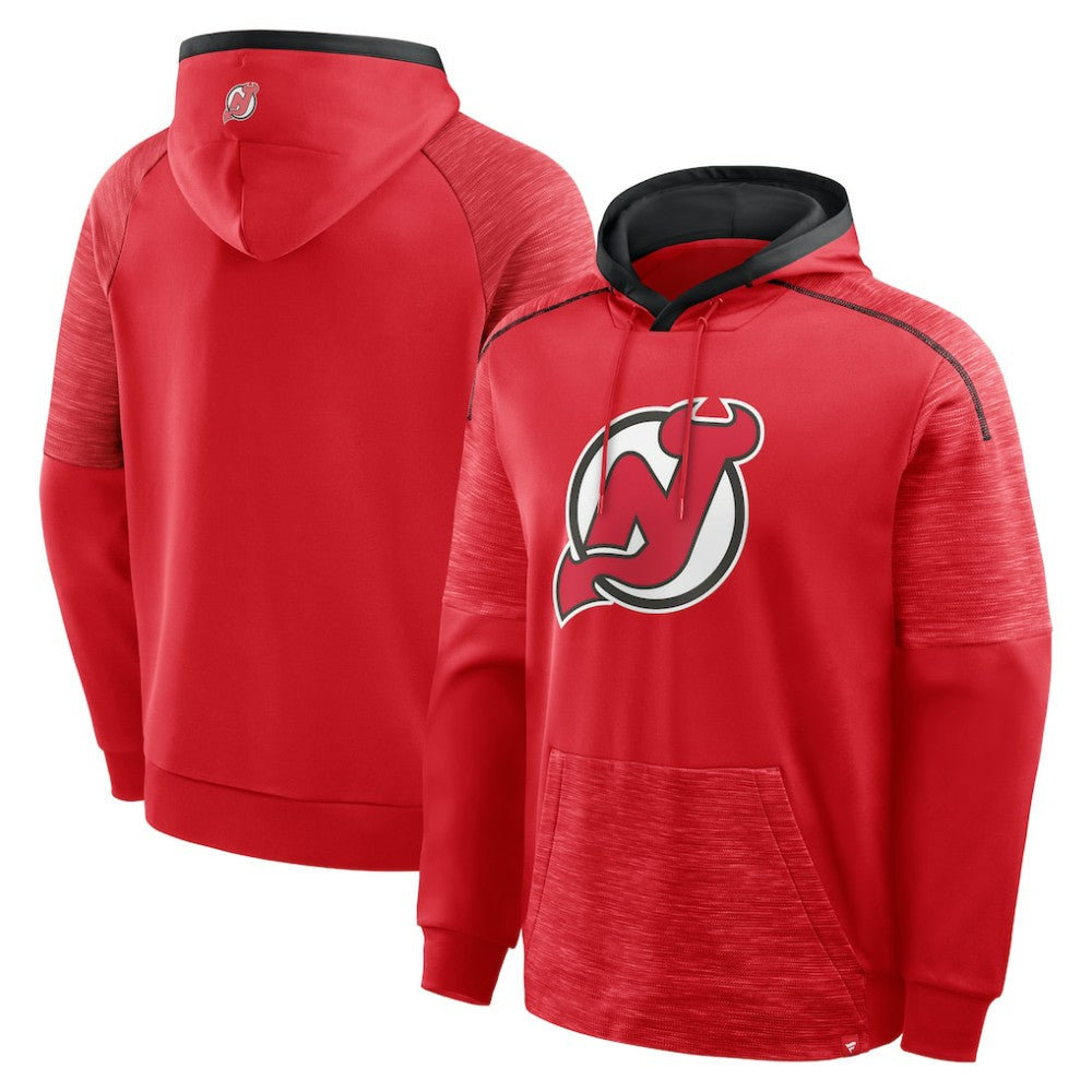 New Jersey Devils Fanatics Goaltender Defender Pullover Hoodie - Red | Fanatics on sale