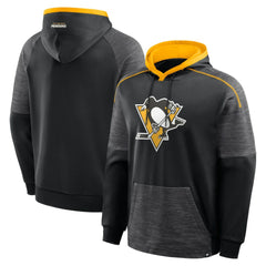 Pittsburgh Penguins Fanatics Goaltender Defender Pullover Hoodie - Black | Fanatics Clearance