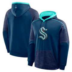 Seattle Kraken Fanatics Goaltender Defender Pullover Hoodie - Deep Sea Blue | Fanatics sale