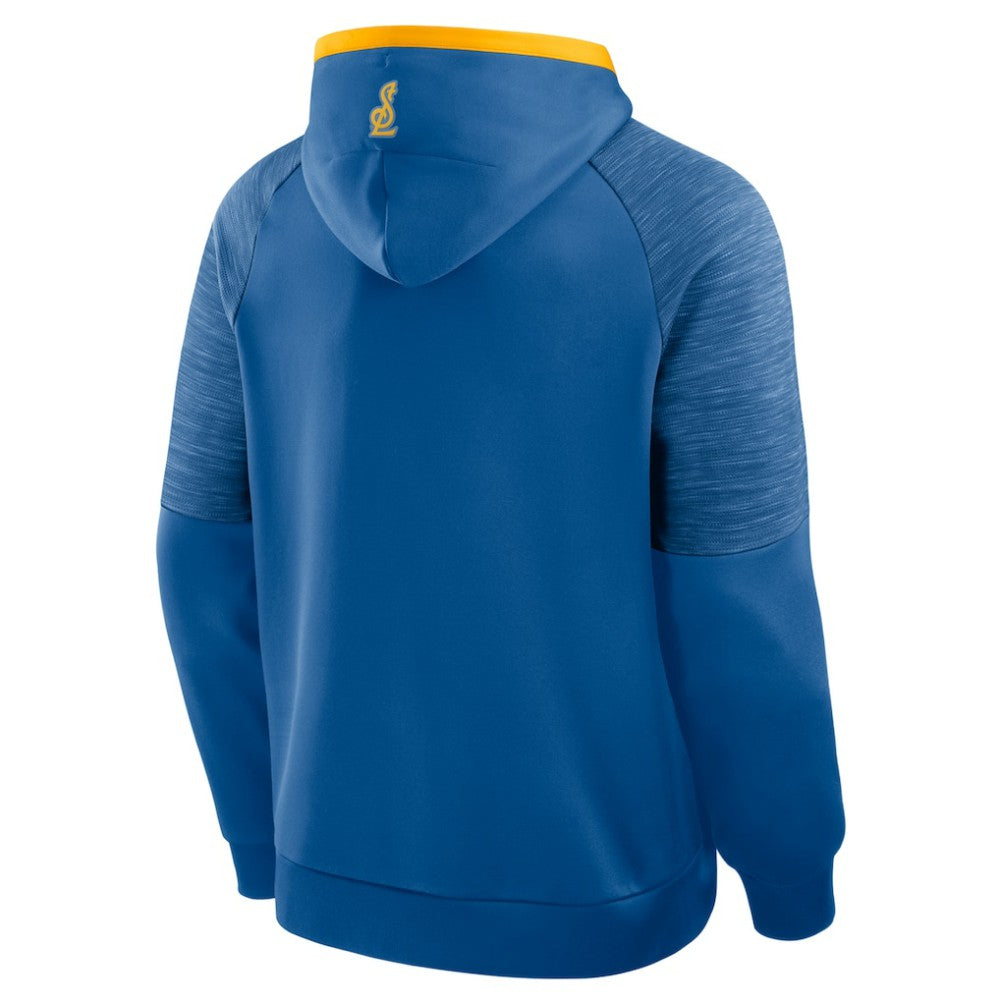 St. Louis Blues Fanatics Goaltender Defender Pullover Hoodie - Blue | Fanatics Lifestyle