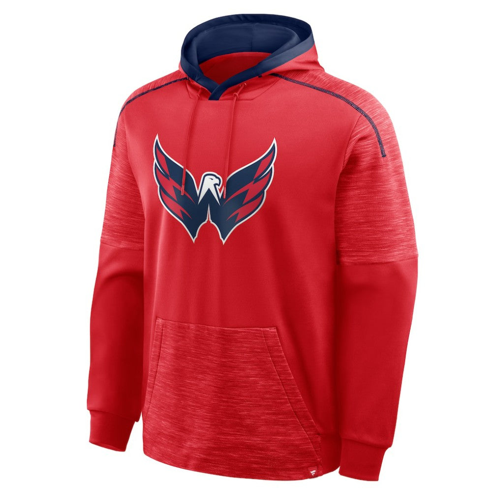 Washington Capitals Fanatics Goaltender Defender Pullover Hoodie - Red | Fanatics Clearance