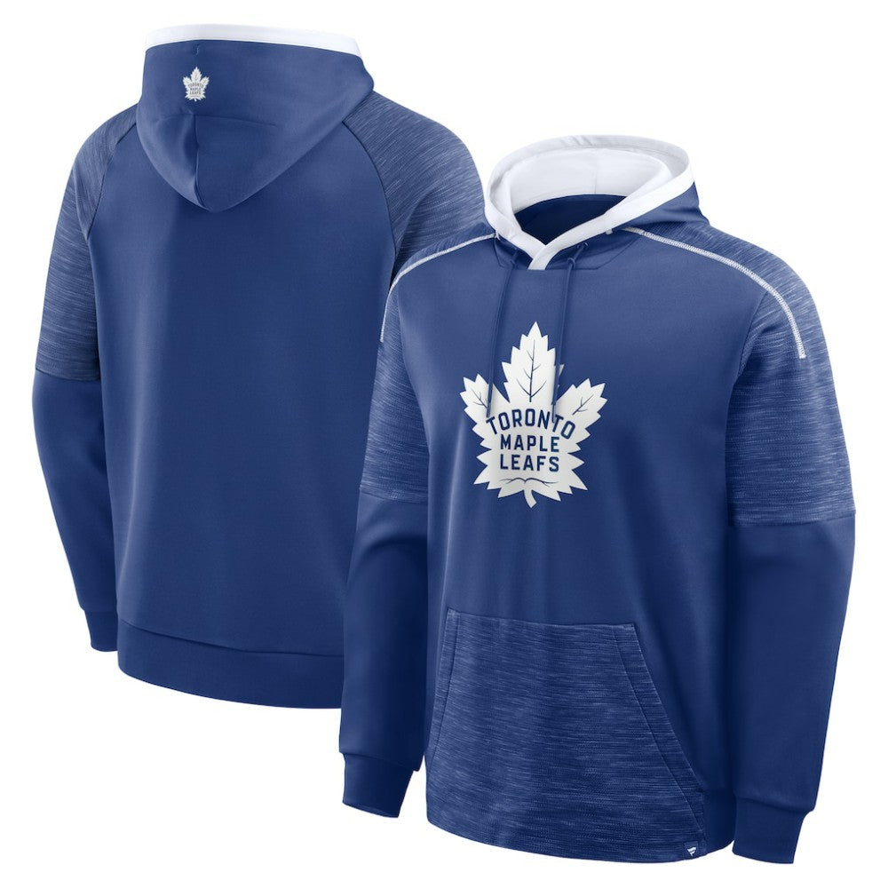 Toronto Maple Leafs Fanatics Goaltender Defender Pullover Hoodie - Blue | Fanatics Lifestyle