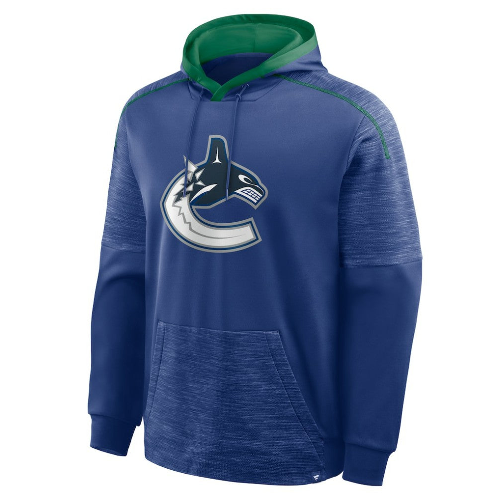 Vancouver Canucks Fanatics Goaltender Defender Pullover Hoodie - Blue | Fanatics online