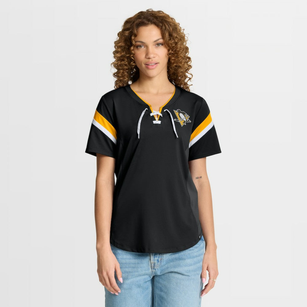 Pittsburgh Penguins Fanatics Women's Offside Athena T-Shirt - Black | Fanatics near me