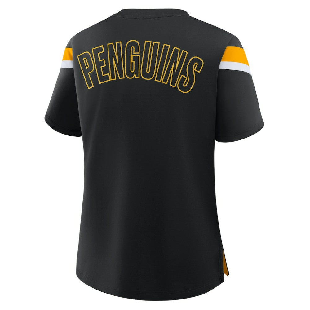 Pittsburgh Penguins Fanatics Women's Offside Athena T-Shirt - Black | Fanatics near me