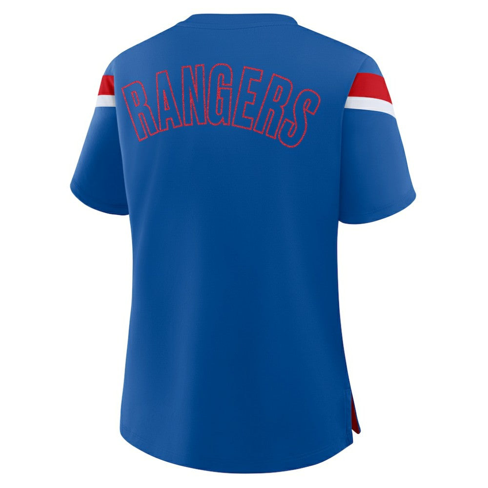 New York Rangers Fanatics Women's Offside Athena T-Shirt - Blue | Fanatics on sale