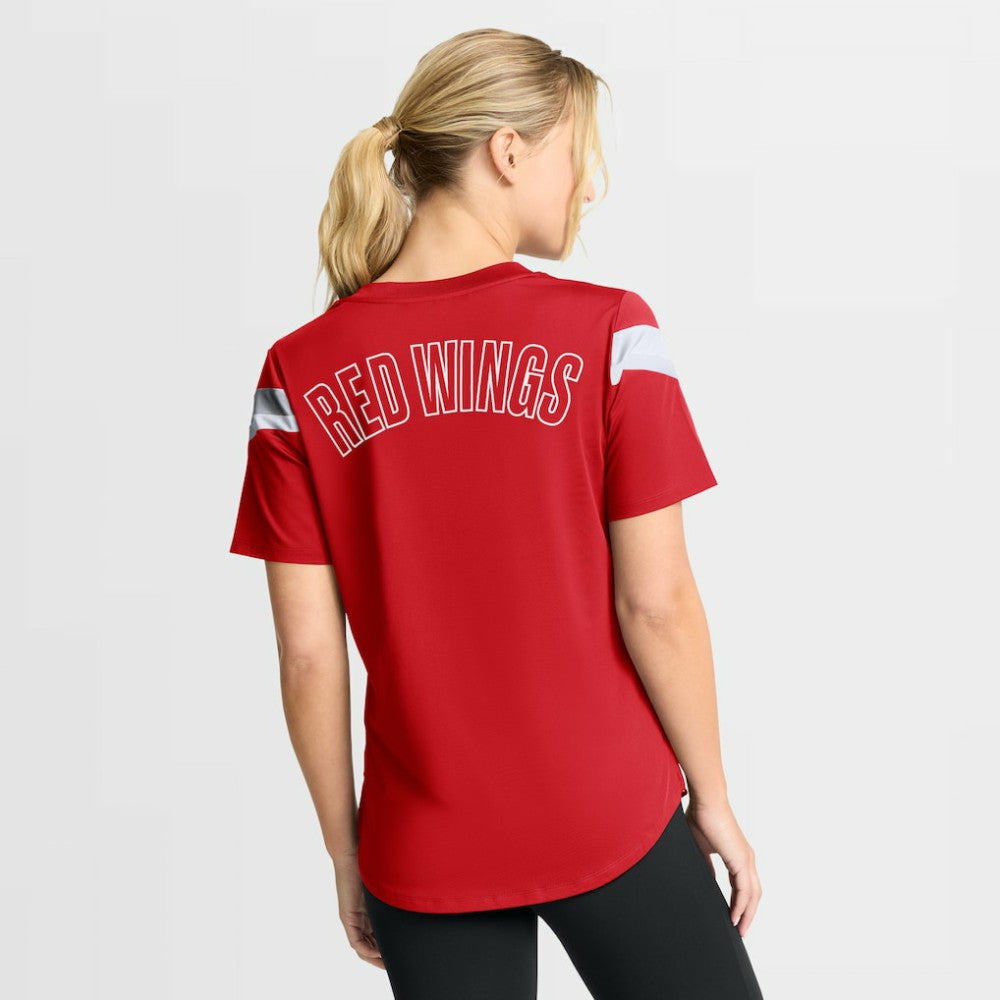 Detroit Red Wings Fanatics Women's Offside Athena T-Shirt - Red | Fanatics sale