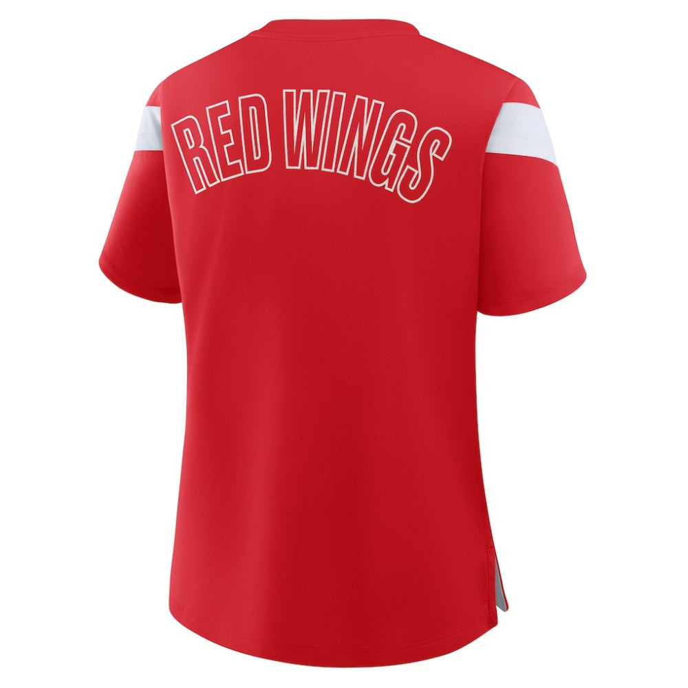 Detroit Red Wings Fanatics Women's Offside Athena T-Shirt - Red | Fanatics sale