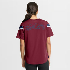 Colorado Avalanche Fanatics Women's Offside Athena T-Shirt - Burgundy | Fanatics Clearance