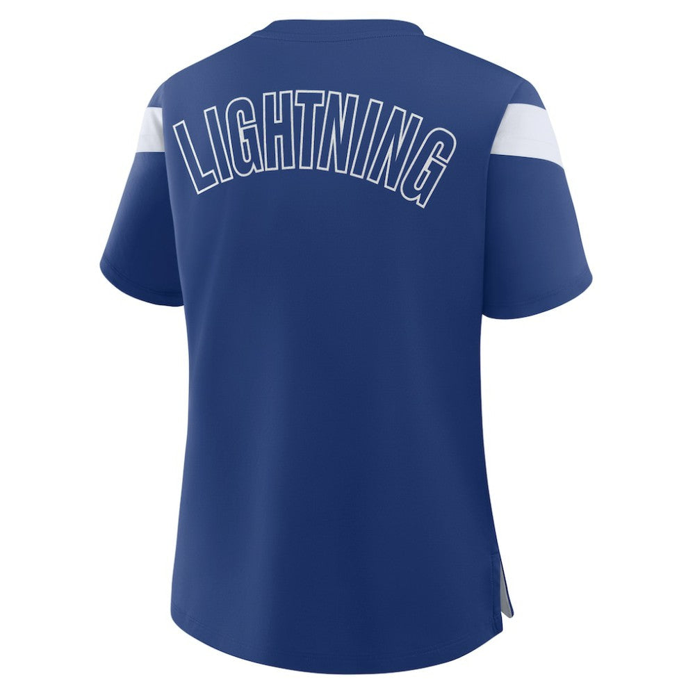 Tampa Bay Lightning Fanatics Women's Offside Athena T-Shirt - Blue | Fanatics sale