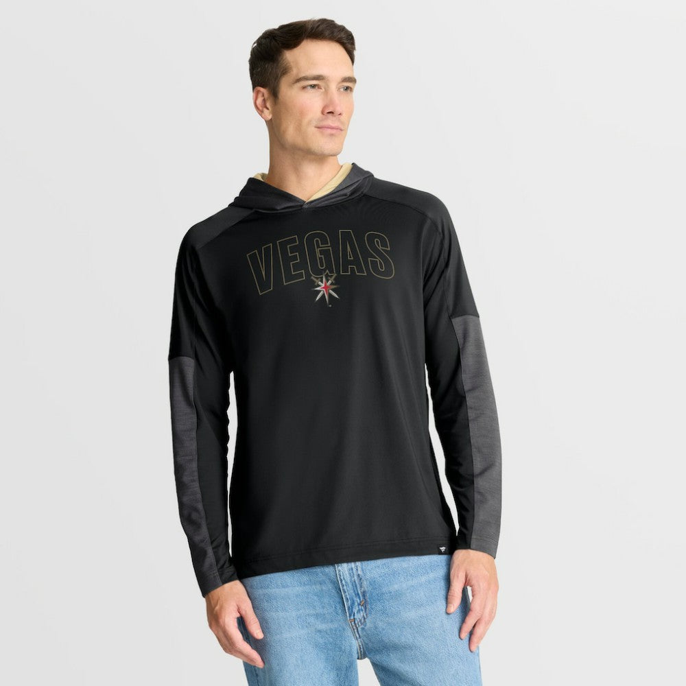 Vegas Golden Knights Fanatics Penalty Shot Long Sleeve Hoodie T-Shirt - Black | Fanatics online