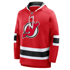 New Jersey Devils Fanatics Prime Time Fleece Hoodie - Red | Fanatics Clearance