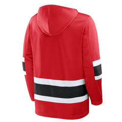 New Jersey Devils Fanatics Prime Time Fleece Hoodie - Red | Fanatics Clearance