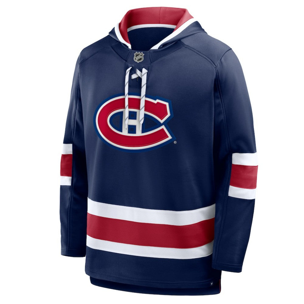Montreal Canadiens Fanatics Prime Time Fleece Hoodie - Navy | Fanatics online