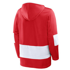 Detroit Red Wings Fanatics Prime Time Fleece Hoodie - Red | Fanatics Clearance