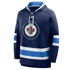 Winnipeg Jets Fanatics Prime Time Fleece Hoodie - Navy | Fanatics near me