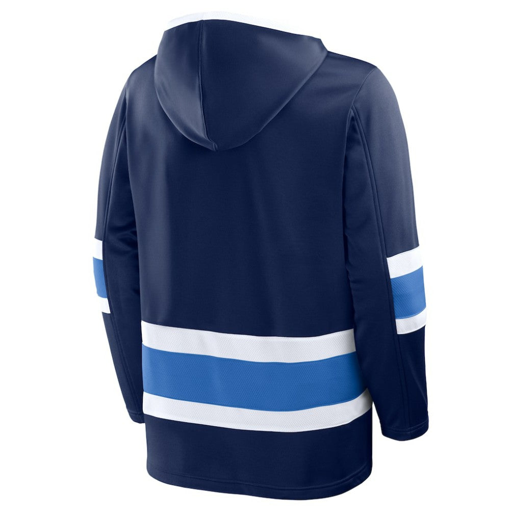Winnipeg Jets Fanatics Prime Time Fleece Hoodie - Navy | Fanatics near me