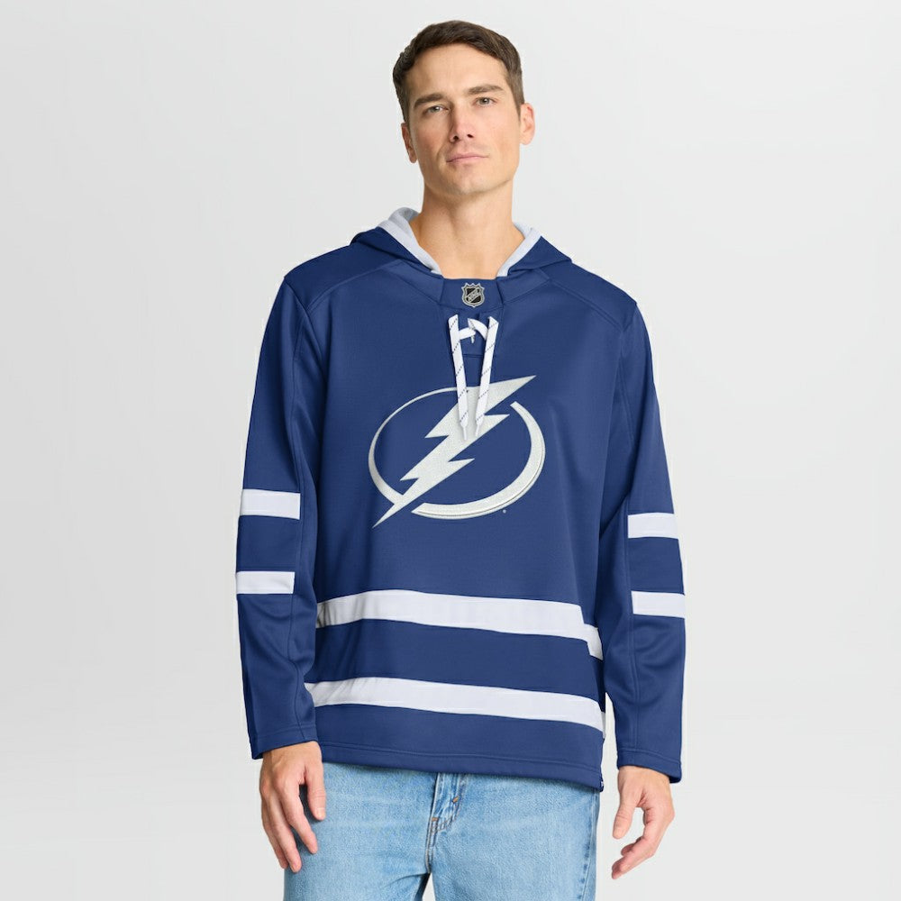 Tampa Bay Lightning Fanatics Prime Time Fleece Hoodie - Blue | Fanatics discount
