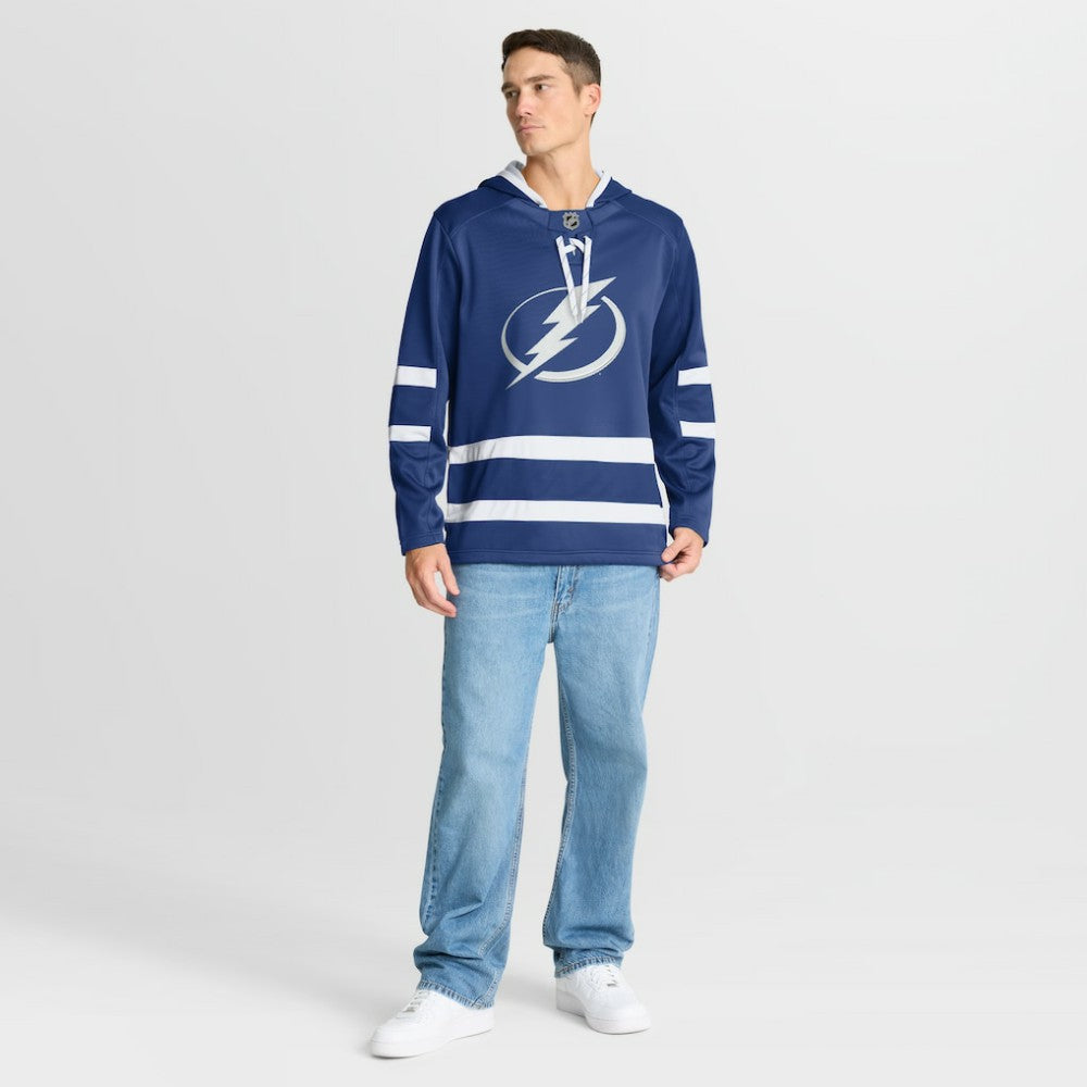 Tampa Bay Lightning Fanatics Prime Time Fleece Hoodie - Blue | Fanatics discount