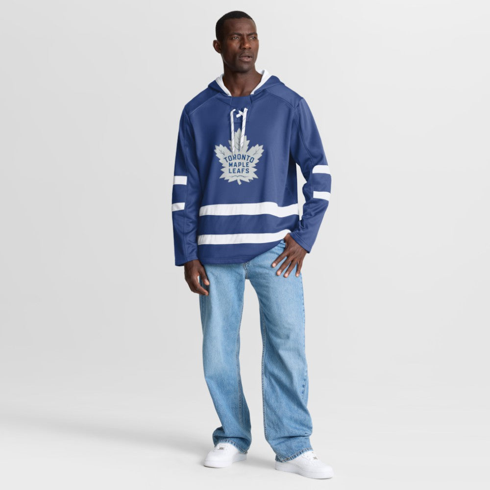 Toronto Maple Leafs Fanatics Prime Time Fleece Hoodie - Blue | Fanatics near me