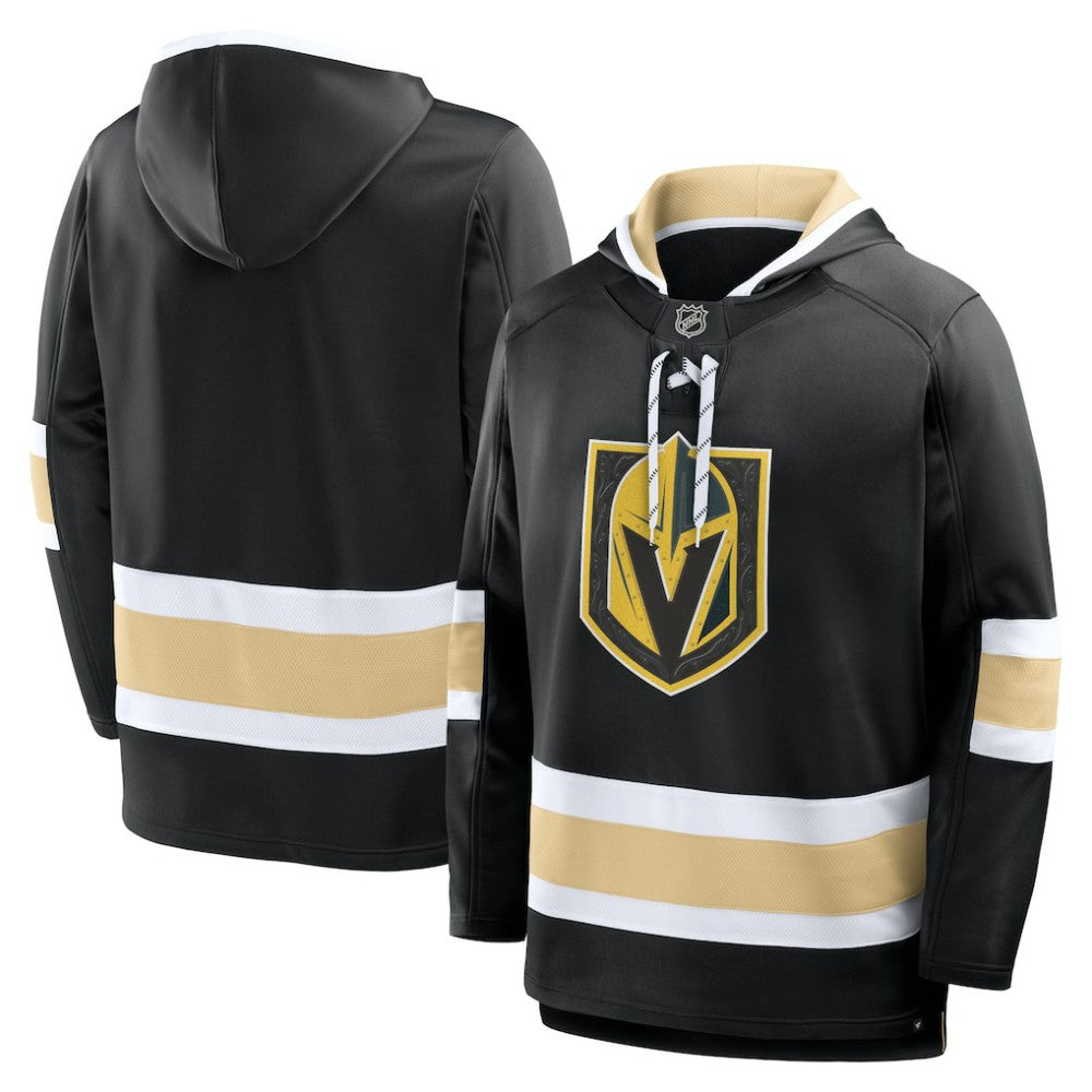 Vegas Golden Knights Fanatics Prime Time Fleece Hoodie - Black | Fanatics Clearance